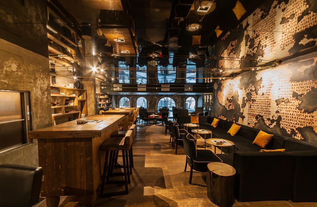 Hotel Hemera Podgorica Exterior foto Interior of a Starbucks Reserve store in Seoul, South Korea